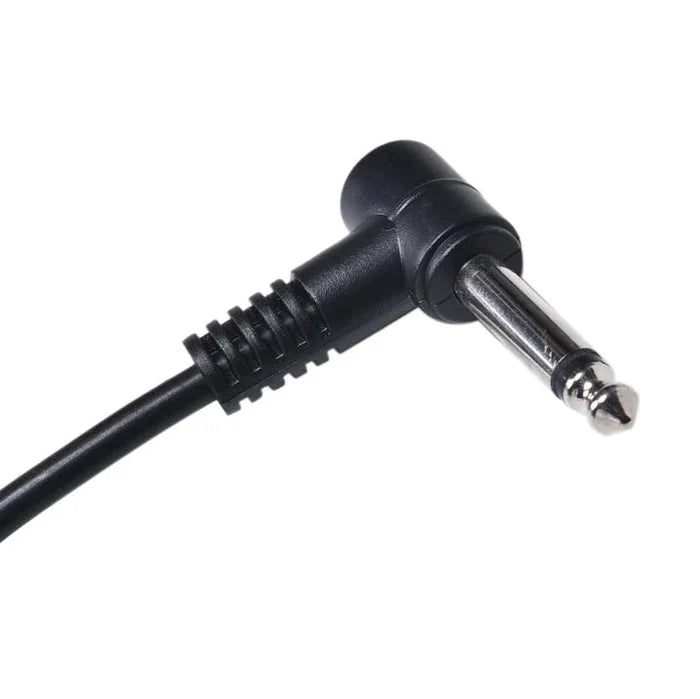 2 PACK 10FT Electric Patch Cord Guitar Amplifier Amp Cable Right Angle 90 Degree - Rieworkes