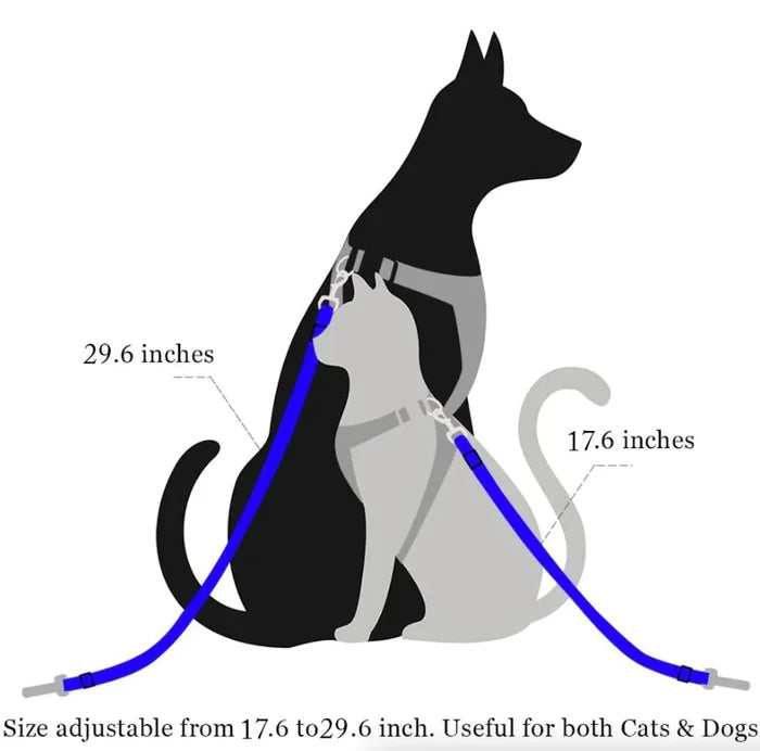 2 Pack Cat DOG PET Safety Seatbelt Car Vehicle Seat Belt Adjustable Harness Lead - Rieworkes