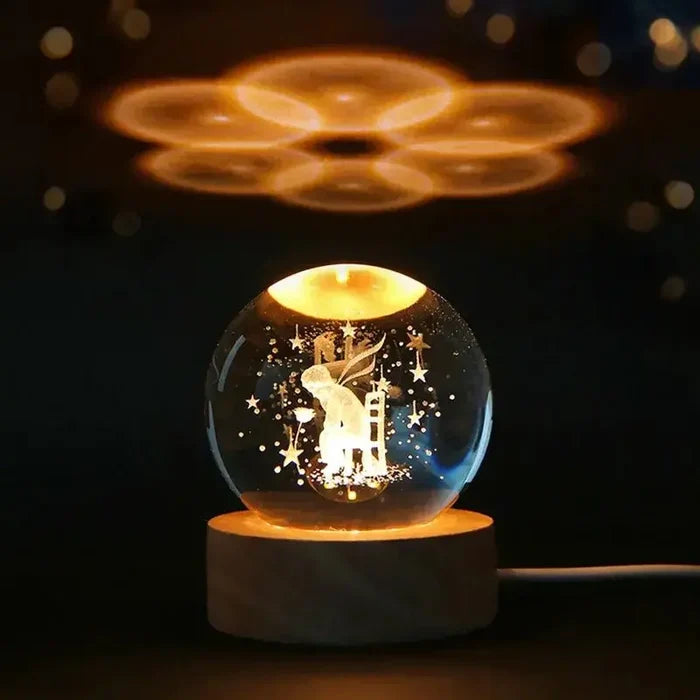 3D Night Crystal Ball - Rieworkes
