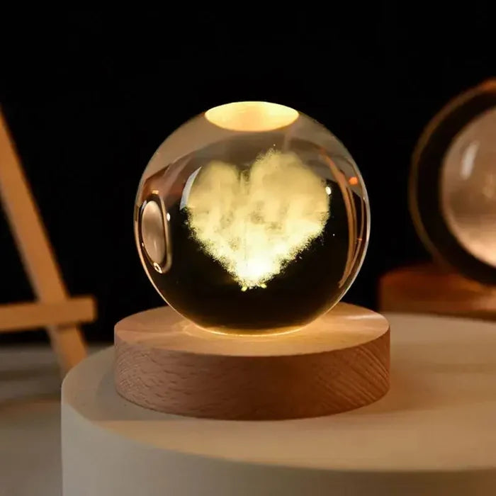 3D Night Crystal Ball - Rieworkes