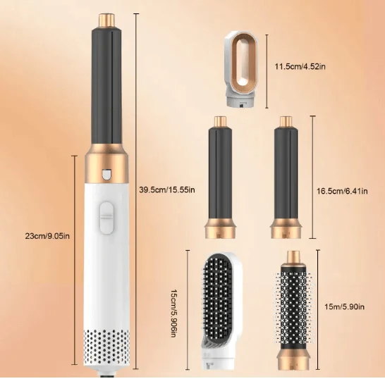 5 - in - 1 Hair Styler Brush - Rieworkes