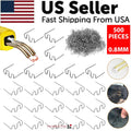 500PCS Hot Stapler Staples Repair Kit For Plastic Welder Gun Car Bumper Fender - Rieworkes
