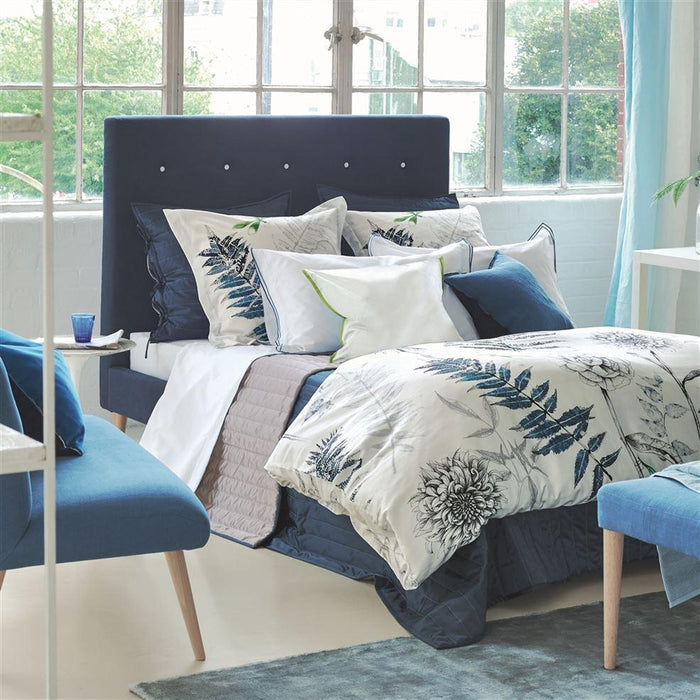 Acanthus Indigo Bedding Collection-Gina's Home Linen Ltd