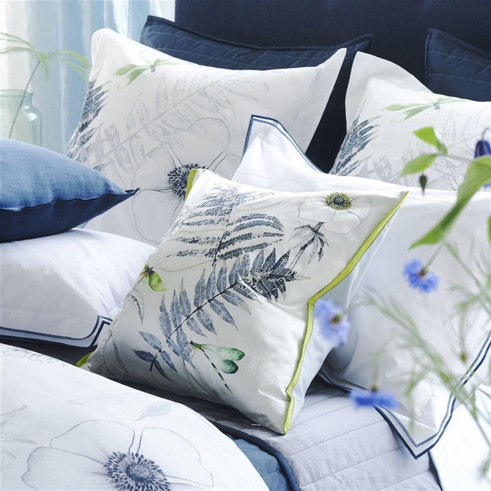 Acanthus Indigo Bedding Collection-Gina's Home Linen Ltd