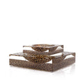 Acrylic Candy Bowl in Leopard Print