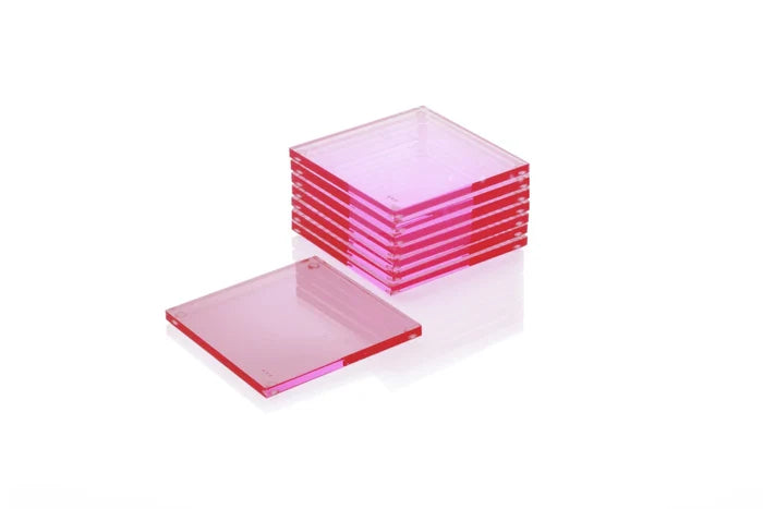 Acrylic Square Coaster Set