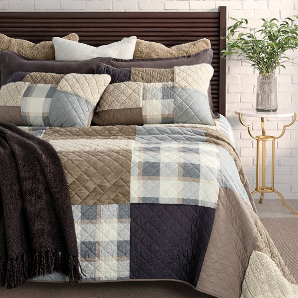 Alpine Patchwork Quilt Collection-Gina's Home Linen Ltd