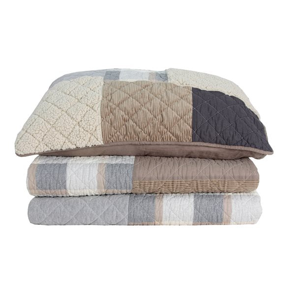 Alpine Patchwork Quilt Collection-Gina's Home Linen Ltd