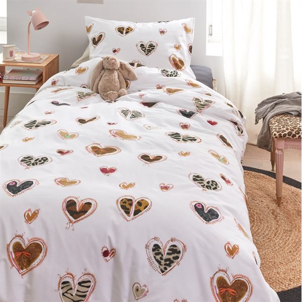 Animal Hearts Duvet Set-Gina's Home Linen Ltd