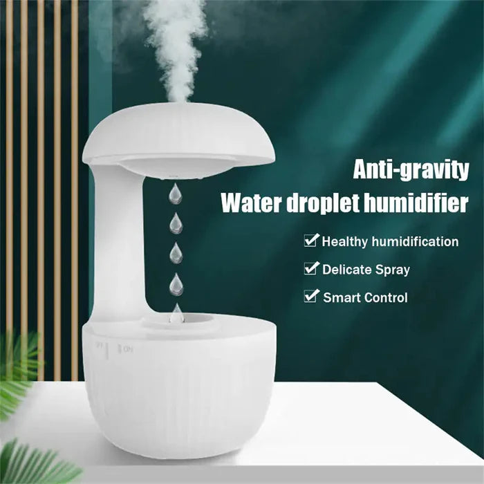 Anti-gravity Air Humidifier Levitating Water Drops Cool Mist Maker Fogger Rieworkes