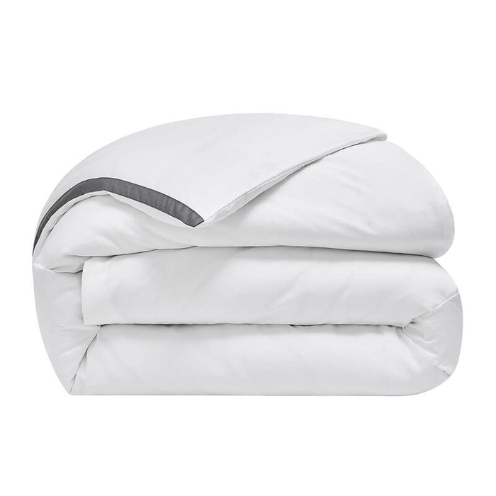 Fusain|Dark Grey / DUVET COVER / QUEEN