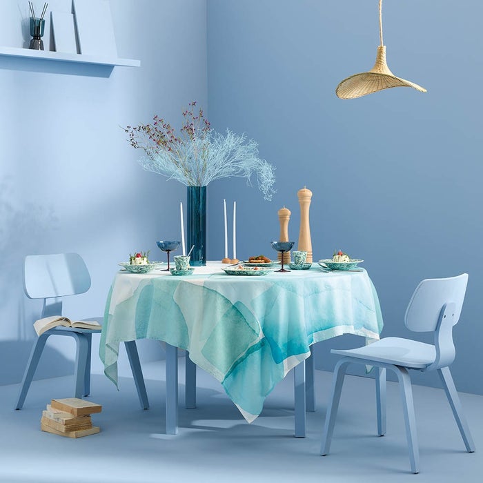 Aqua Table Linens Collection-Gina's Home Linen Ltd