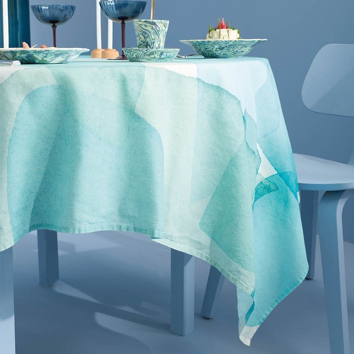Aqua Table Linens Collection-Gina's Home Linen Ltd