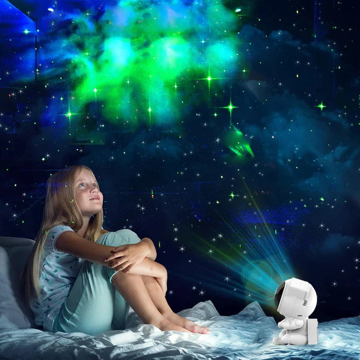 Astronaut Projector Galaxy Starry Sky Night Light Ocean Star LED Lamp Remote - Rieworkes