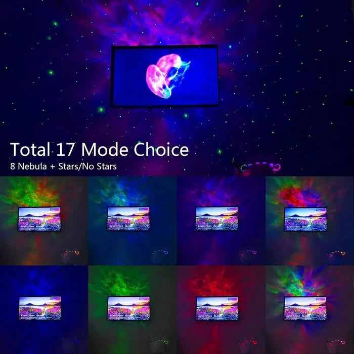 Astronaut Projector Galaxy Starry Sky Night Light Ocean Star LED Lamp Remote - Rieworkes
