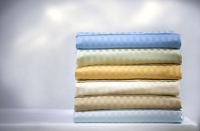 Athena Narrow Stripe Bedding Collection (450 TC)-Gina's Home Linen Ltd