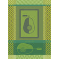 Avocat Vert Jacquard Kitchen Towel-Gina's Home Linen Ltd