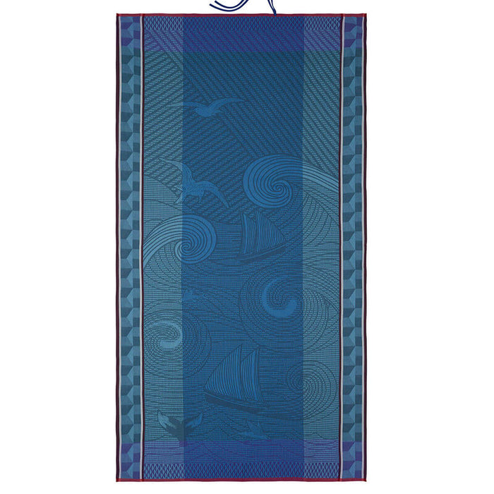 Baignade a Socoa Beach Towel-Gina's Home Linen Ltd