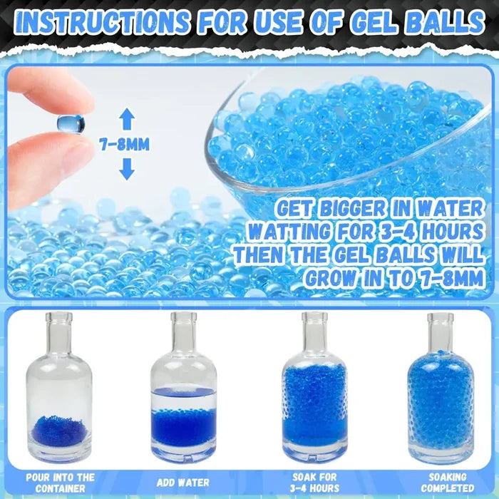 Ball Blaster Gel Shooter Gun Toy Rieworkes