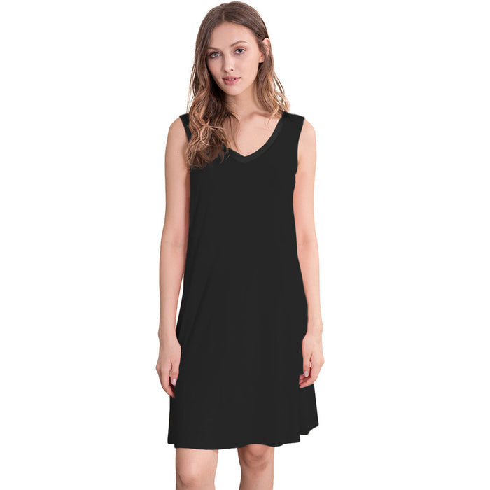 Bamboo Sleeveless Nightdress Collection-Gina's Home Linen Ltd