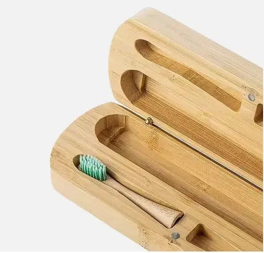 Bamboo USB Rechargeable Electric Toothbrush Rieworkes