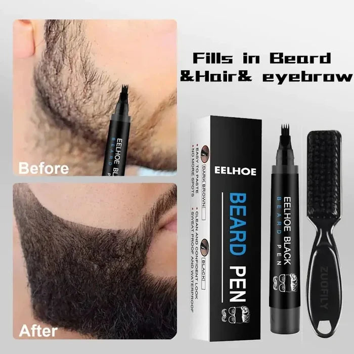 Beard Enhancer Brush Pen Kit Rieworkes