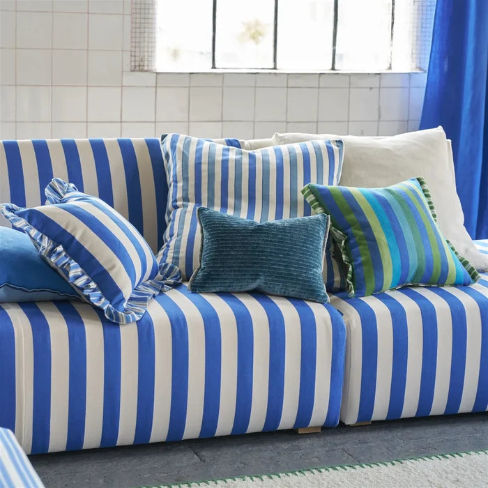 Berkeley Stripe Decorative Pillow-Gina's Home Linen Ltd