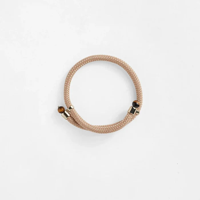 "Between Us" Joy bracelet Beige & Tigers Eye Medium