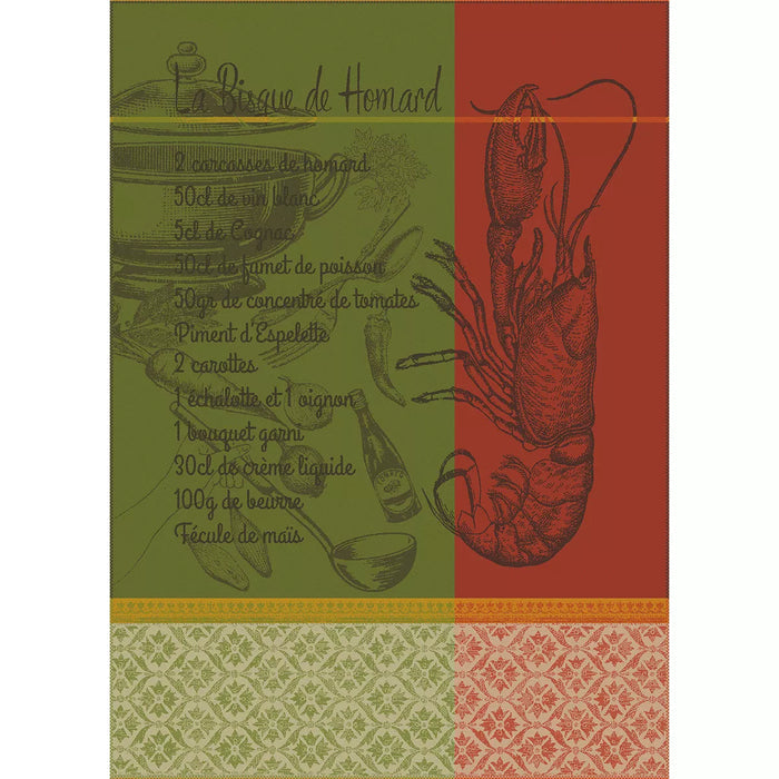 Bisque de Homard Kitchen Towel-Gina's Home Linen Ltd