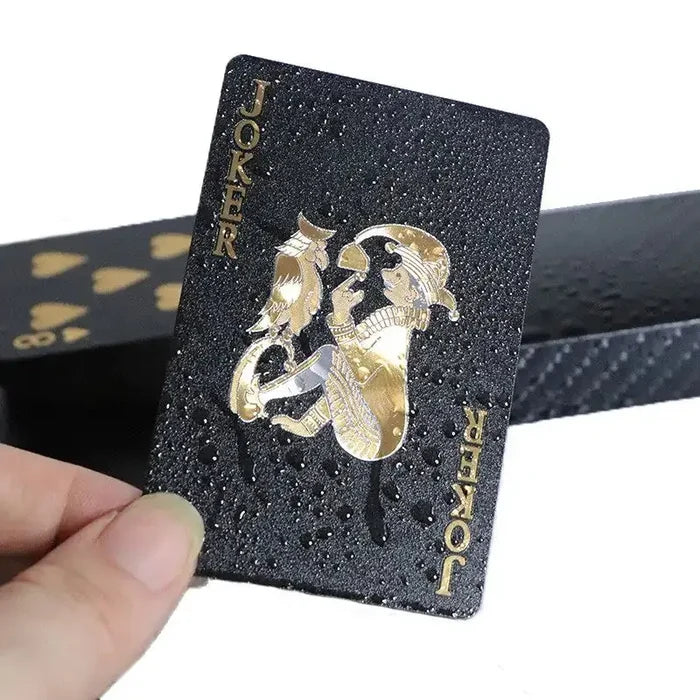 Black Gold Playing Cards Rieworkes