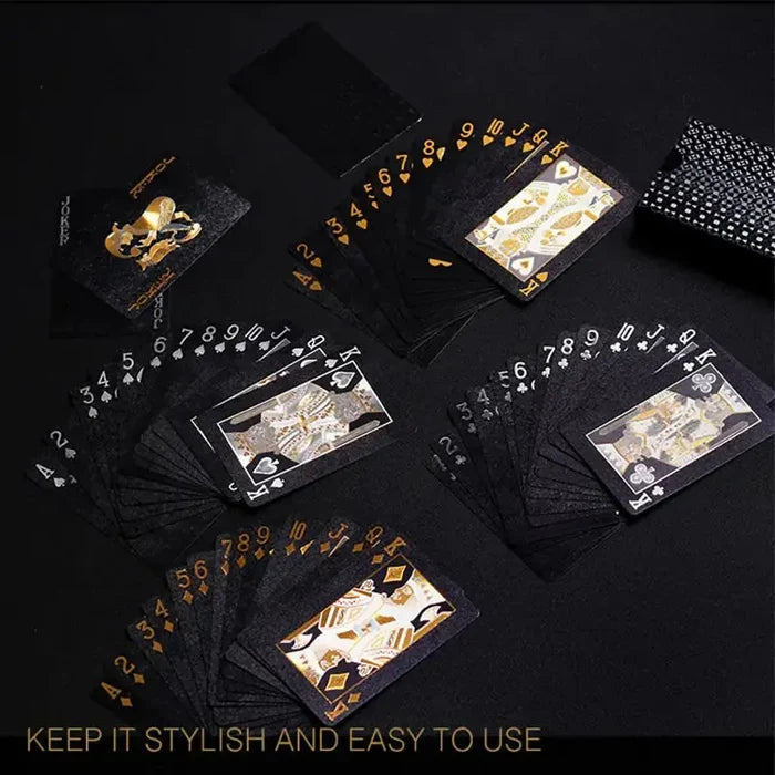 Black Gold Playing Cards Rieworkes