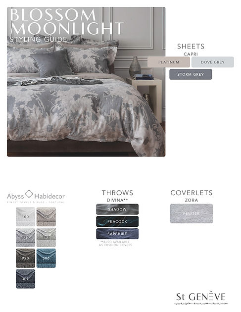 MOONLIGHT / DUVET COVER (Capri Backing) / EURO TWIN