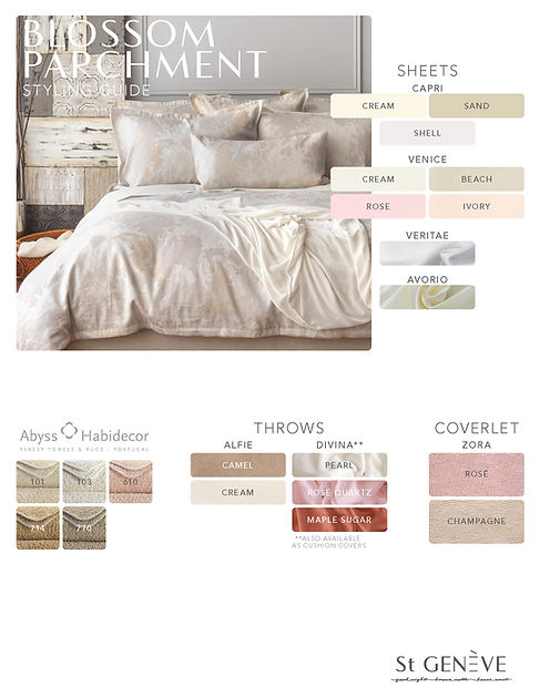 PARCHMENT / DUVET COVER (Capri Backing) / EURO TWIN