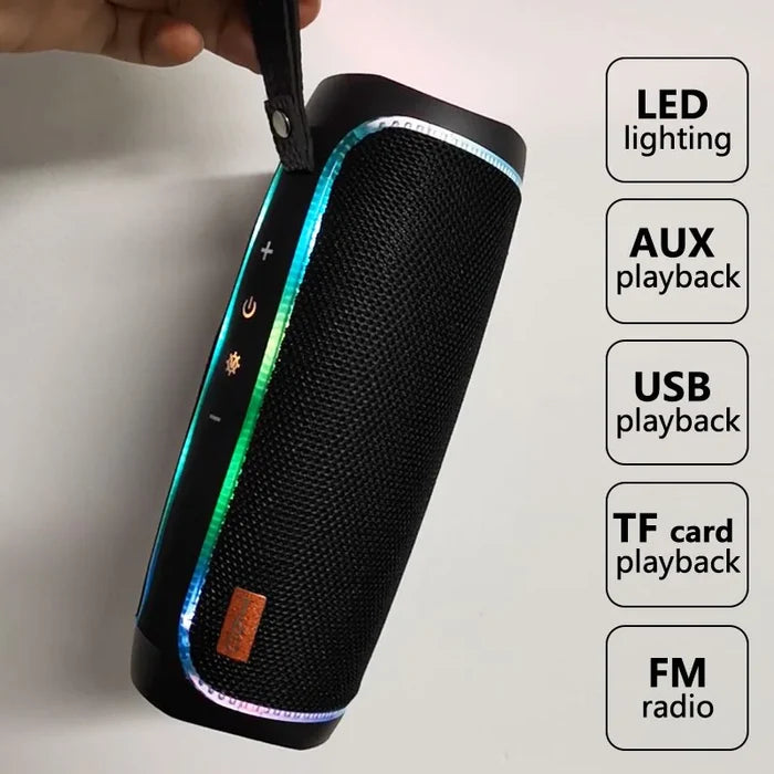 Bluetooth Speaker Wireless Waterproof Outdoor Stereo Bass USB/TF/FM Radio LOUD Rieworkes