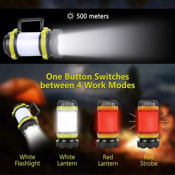 BossLamp Camp Lantern: Dual Light, Dual Power Rieworkes