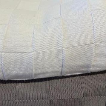 Box Knit Organic Cotton Blanket-Gina's Home Linen Ltd
