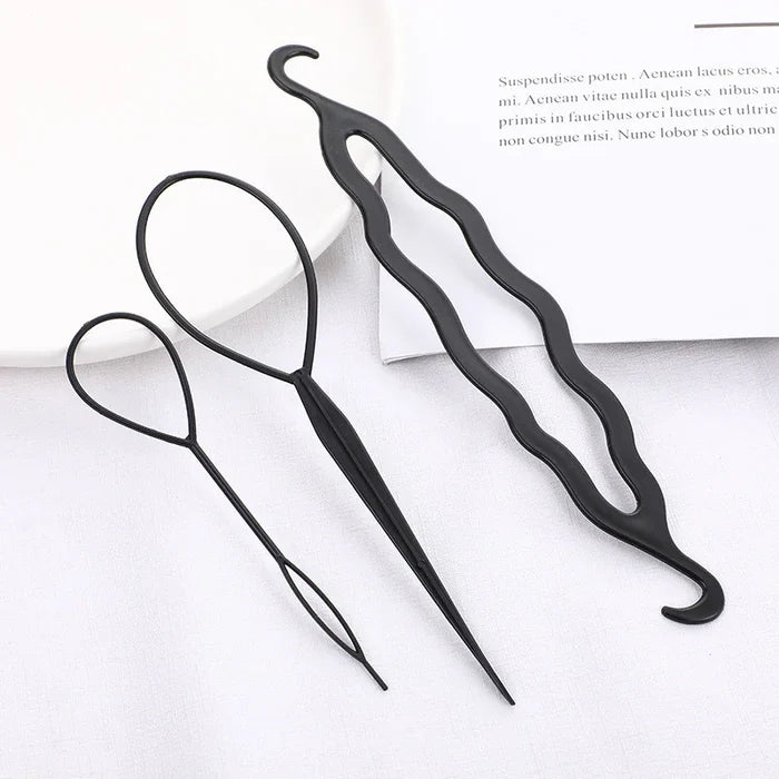 Braided Hair Travel Suit, Hair Disc, Hair Comb, Hair Extension Needle, Pattern Hairdressing Tool Rieworkes