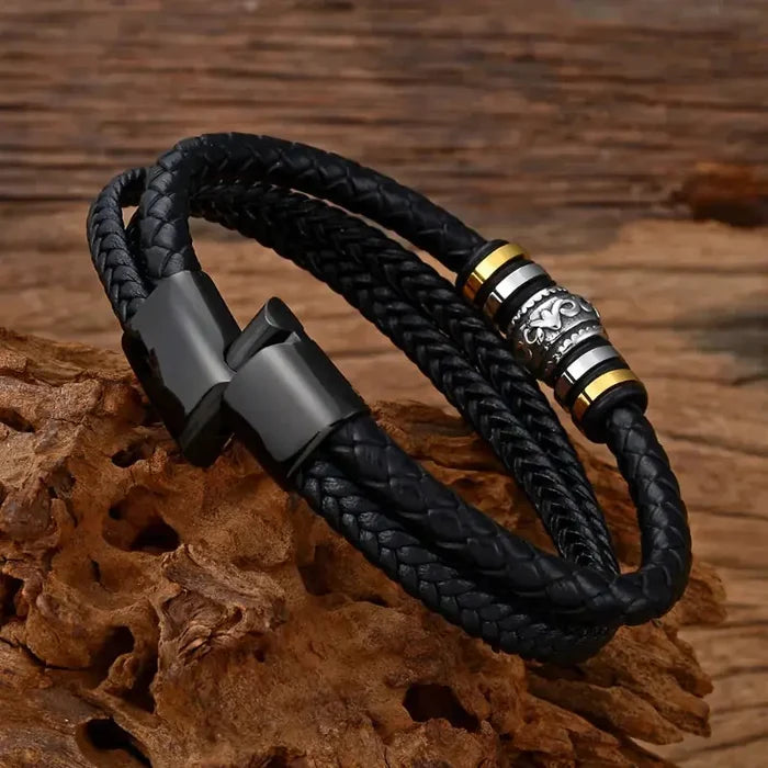 Braided Leather Bracelets for Men Rieworkes