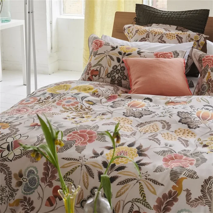 Brocart Decoratif Sepia Bedding Collection-Gina's Home Linen Ltd