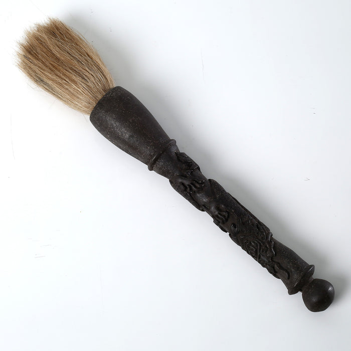 Brush with Carved Dragon