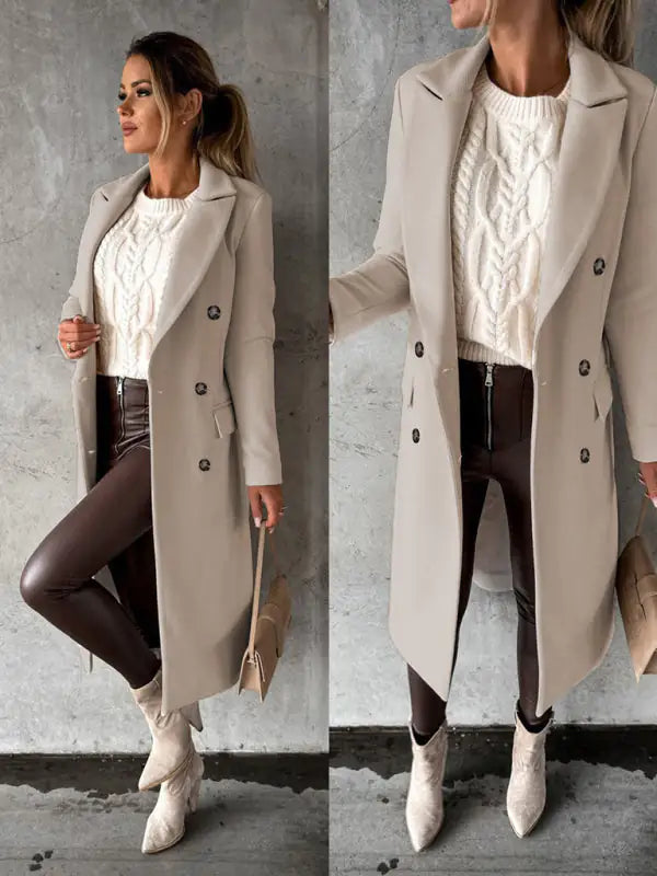 Business Casual Overcoat for Women Rieworkes