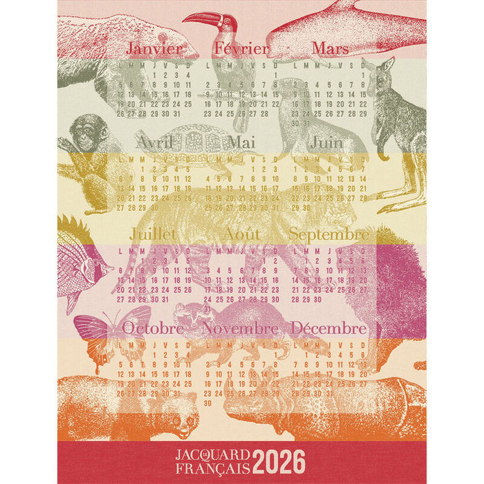 Calendrier 2026 Kitchen Towel-Gina's Home Linen Ltd