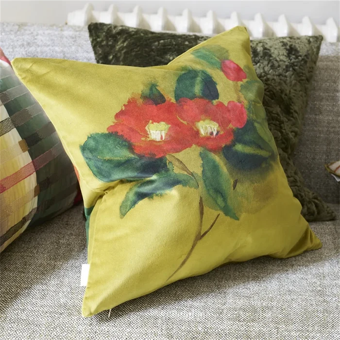 Camellia Decorative Pillow Collection-Gina's Home Linen Ltd