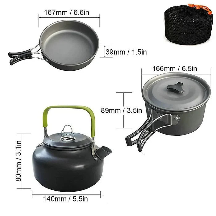 Camping Cookware Set Rieworkes