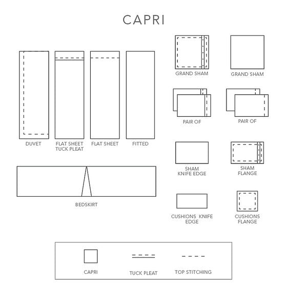 Capri Solid Bedding Collection-Gina's Home Linen Ltd