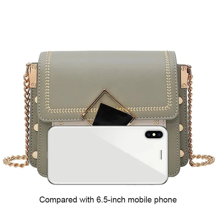 Chain Leather Crossbody Bags Rieworkes