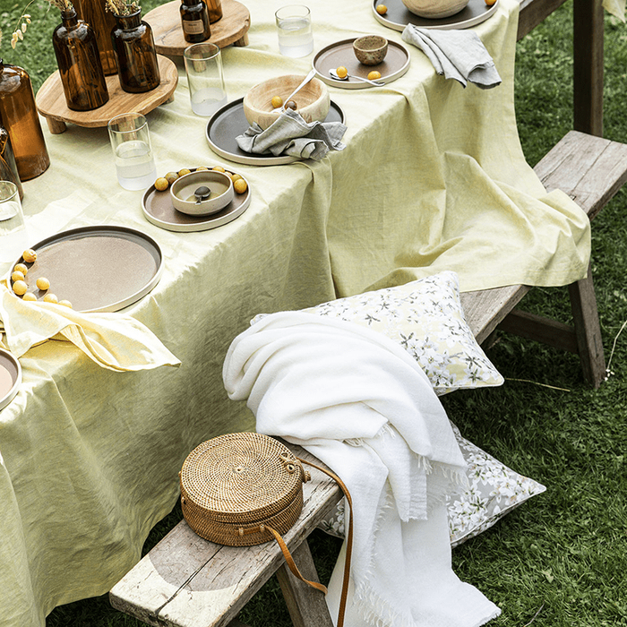 Chambray Table Linen Collection-Gina's Home Linen Ltd