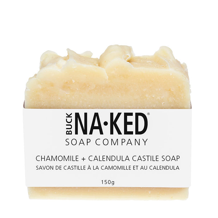 Chamomile & Calendula Castile Soap Bar-Gina's Home Linen Ltd