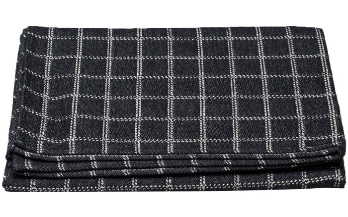 NOVA CHECKERED BLACK 145X220cm