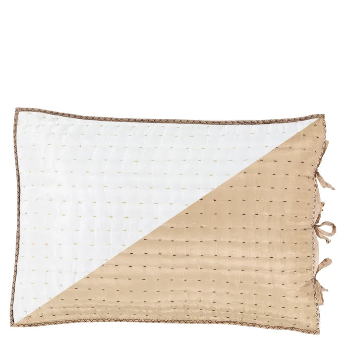 Pillow Sham / QUEEN / NATURAL & CHALK